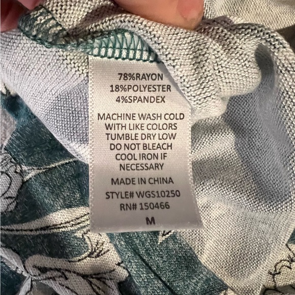 Mix by 41hawthorn nwt floral green and white cardigan size medium. Stitch fix - Picture 4 of 4